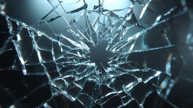 broken glass background