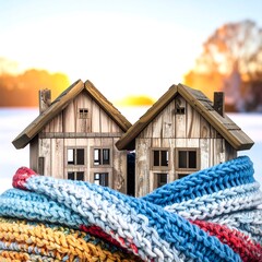 Cozy winter houses