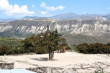 Wari Archaeological Zone, pre-Hispanic ruins at the old capital of the Wari Empire, Ayacucho, Peru