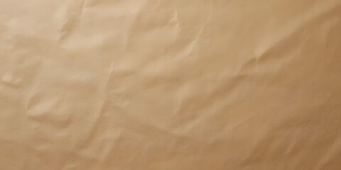 Obraz premium Close-up shot of crumpled brown paper texture, showcasing subtle wrinkles and shadows, ideal for background or design elements