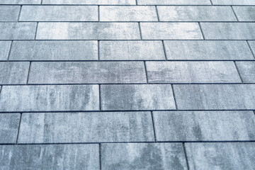 Szara kostka brukowa Brukarz / Gray paving stones © mydayphoto