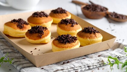 Kue Cubit Mini Pancakes. Traditional Indonesian Food