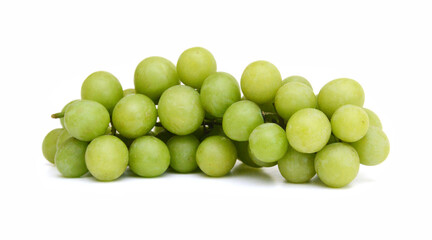 Stack tomato tomatillos fruits isolated on white background 