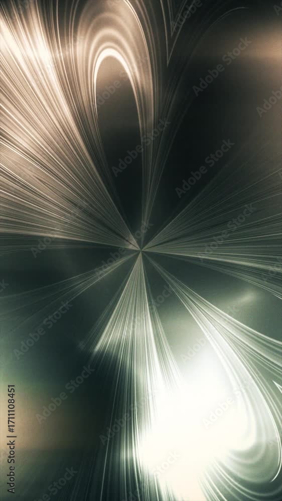 Poster captivating abstract animation with intricate patterns and shapes against a dark background. visuall