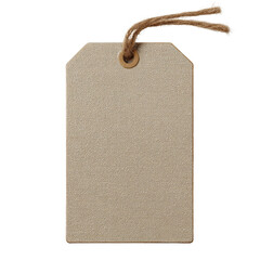 Kraft Paper Tag with Black Grommet and Twine