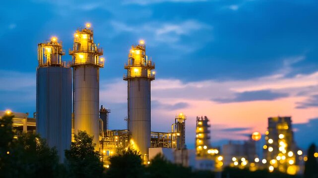 Titanium dioxide manufacturing plant with high temperature reactors and pigment processing equipment chemical vapor and dust management systems ensuring quality control in special