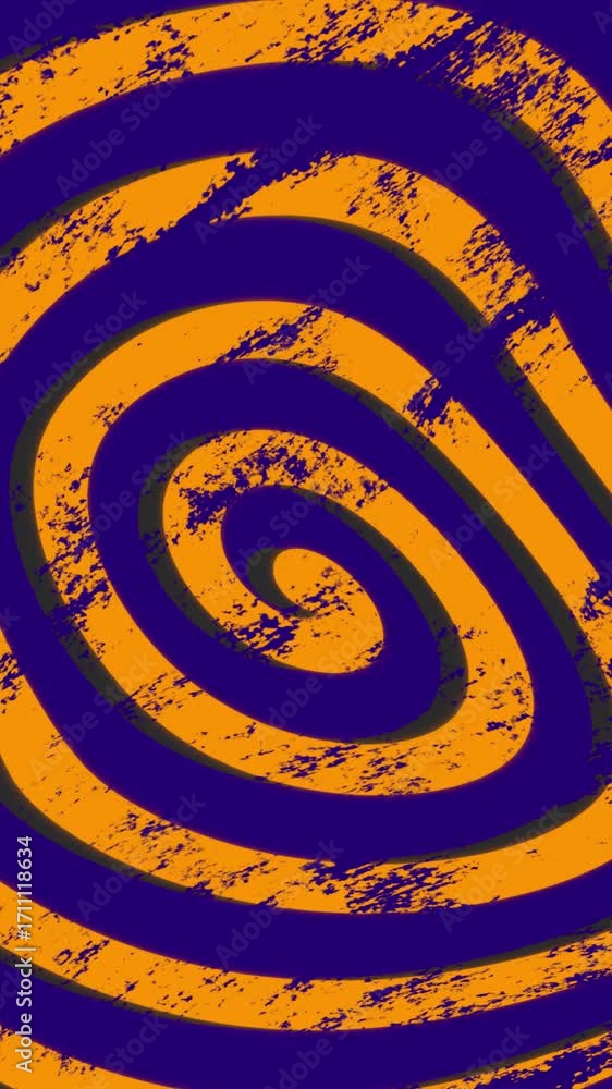 Poster abstract spiral background with grunge texture. modern digital art illustration featuring hypnotic c