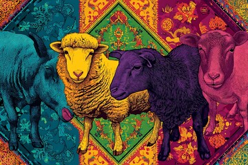 pop art style Eid al-Adha