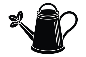 watering can silhouette vector icon