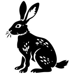Black and White Animal Silhouettes Collection: Cats, Lions, Zebras, Giraffes, Dolphins, and More"