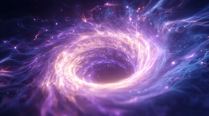 spiral galaxy in the dark