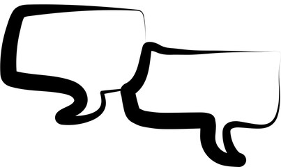 Speech bubble text, chat, talk, comic