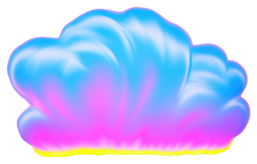 PNG Surrealistic painting of neon cloud purple sky