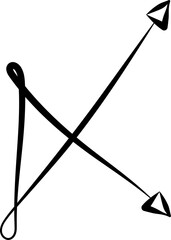 Arrows set, direction, pointer, cursor, navigation