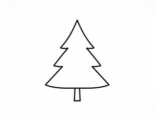 Obraz premium Christmas tree icon or Pine icon .Vector