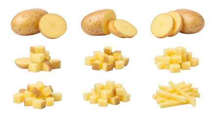 Potatoes Whole Sliced Diced Fries