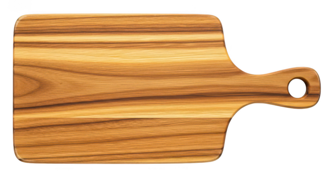 Acacia Wood Cutting Board With Handle