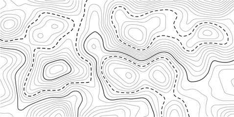Obraz premium Vector geographic contour mounted map background. Abstract minimal The patter discovery vector topo map. white background 