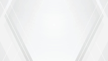 Minimalist abstract background white hexagon shape futuristic modern technology background