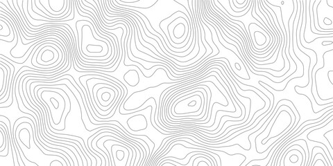 Contour line background graphic. Concept of simple geography and terrain.