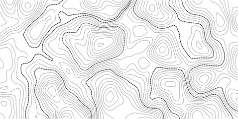 Abstract topo contour map on white background, Topographic map Topographic contour lines map seamless pattern. © MdNayebAli