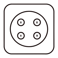 Petri Dish Laboratory Icon Vector