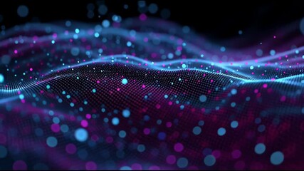 Digital Data Flow: A vibrant, abstract visualization depicts a dynamic flow of data through a network. Brilliant hues and fluid patterns represent digital information pathways. - Powered by Adobe