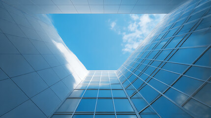 Modern glass architecture with floor-to-ceiling windows and natural sunlight – contemporary city view