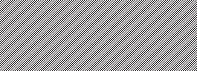 Thin slash line seamless pattern. Repeated fine diagonal lines background. Pinstripe wallpaper. Black and white tilted slanted strip backdrop. Modern Vector