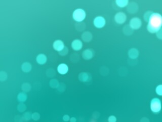 blue or green bokeh abstract background