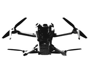 Drone Halftone RAW R1004
