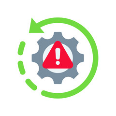 Recovery flat icon