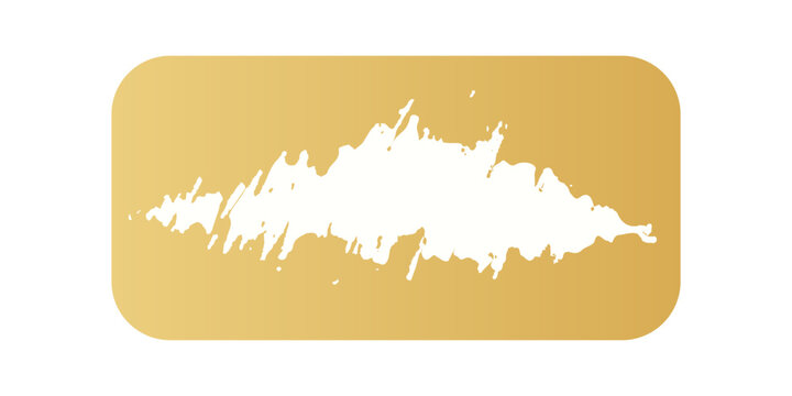 Golden scratch card surface with scraped texture. Shiny metallic scratchcard, lotto winner, money prize or sale coupon template isolated on white background. Eps10