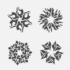 Tribal swirl illustration