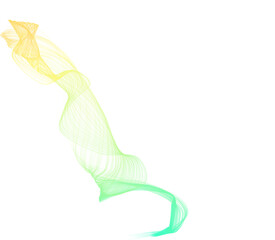 Abstract Gradient Swirl Design Element