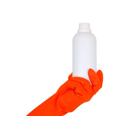 hand holding a bottle