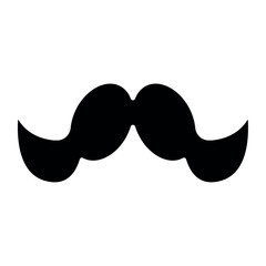 Lineal Mustache Icon Oktoberfest Style