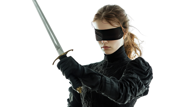 ninja with sword - Powered by Adobe