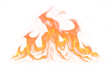 Ethereal Flames Golden and Orange Fire with Delicate Flowing Forms.