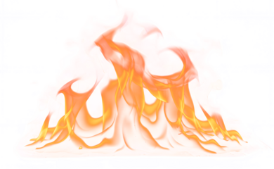 Ethereal Flames Golden and Orange Fire with Delicate Flowing Forms.