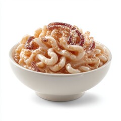 Unusual Bowl of Gelatinous Worms and Creepy Crawlers for Foodies