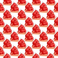 Seamless cake pattern