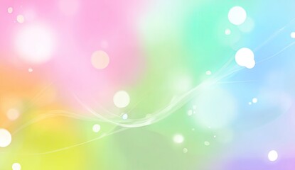 Abstract pastel background with soft, flowing lines and bokeh