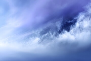 Fototapeta premium Abstract Periwinkle Mist Clouds And Wisps Ethereal Purple Soft Atmospheric Design For Dreamy Creative Background Inspiration