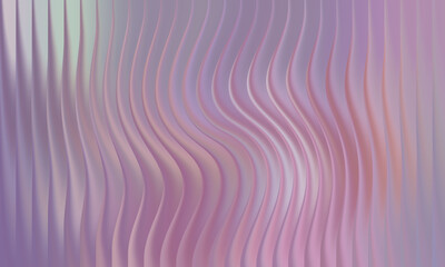 Abstract wavy vertical lines with pastel purple and pink gradient