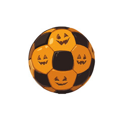 Halloween themed ball vector illustration 