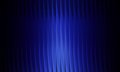 Abstract blue vertical lines with light and shadow