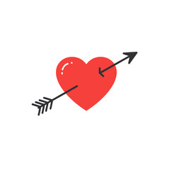 heart and arrow