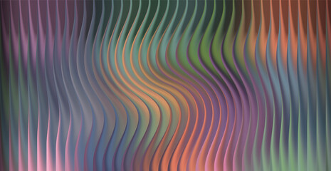 Abstract wavy lines with pastel gradient texture and soft lighting