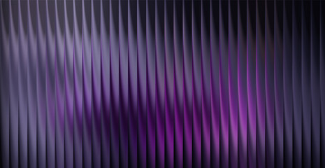 Abstract wavy vertical lines with purple and black background